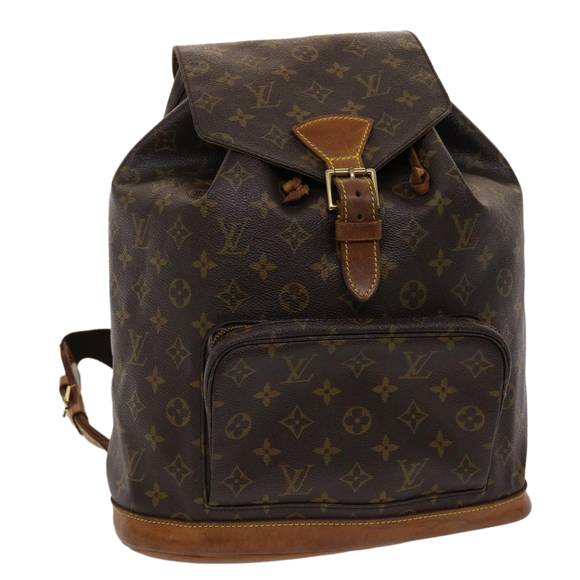 LOUIS VUITTON Monogram Montsouris GM Backpack M51135 LV Auth yk7608 - Picture 1 of 16